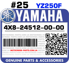 4X8-24512-00-00 YAMAHA YZ250F