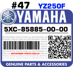 5XC-85885-00-00 YAMAHA YZ250F