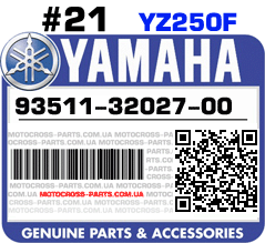 93511-32027-00 YAMAHA YZ250F