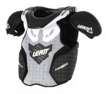Детская защита тела и шеи Fusion vest LEATT 2.0 Jr белая S/M на рост 105-125 см