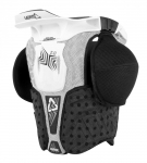 Детская защита тела и шеи Fusion vest LEATT 2.0 Jr белая XXL на рост 150 - 165 см