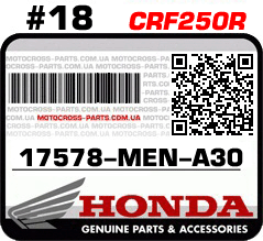 17578-MEN-A30 HONDA CRF250R