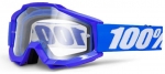 Мото очки 100% ACCURI Moto Goggle Reflex Blue - Clear Lens