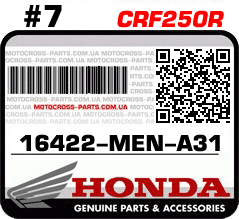 16422-MEN-A31 HONDA CRF250R