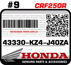 43330-KZ4-J40ZA HONDA CRF250R
