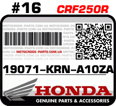19071-KRN-A10ZA HONDA CRF250R