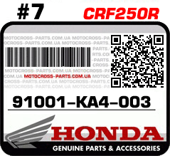91001-KA4-003 HONDA CRF250R