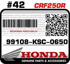 99108-KSC-0650 HONDA CRF250R