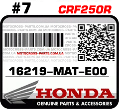 16219-MAT-E00 HONDA CRF250R