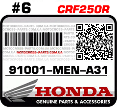 91001-MEN-A31 HONDA CRF250R