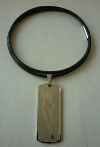 Медальон на шею "ALPINESTARS" ― MOTOCROSS-PARTS.RU