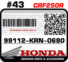 99112-KRN-0680 HONDA CRF250R
