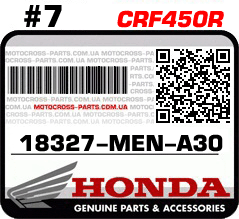 18327-MEN-A30 HONDA CRF450R
