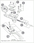 ACCEL рычаг сцепления откидной KTM 250 SX-F (BREMBO)