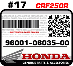 96001-06035-00 HONDA CRF250R