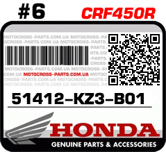 51412-KZ3-B01 HONDA CRF450R