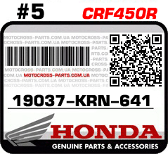 19037-KRN-641 HONDA CRF450R