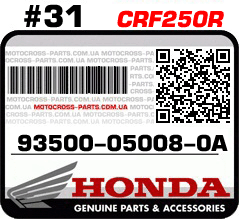 93500-05008-0A HONDA CRF250R