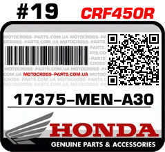 17375-MEN-A30 HONDA CRF450R