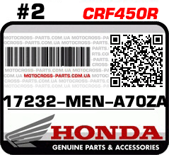17232-MEN-A70ZA HONDA CRF450R