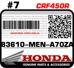 83610-MEN-A70ZA HONDA CRF450R