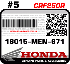 16015-MEN-671 HONDA CRF250R