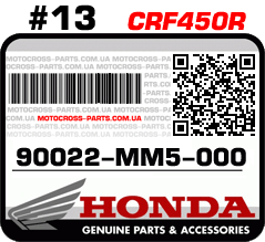 90022-MM5-000 HONDA CRF450R