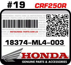 18374-ML4-003 HONDA CRF250R