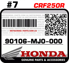 90106-MJ0-000 HONDA CRF250R