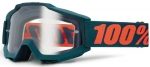 Мото очки 100% ACCURI Goggle Matte Gunmetal - Clear Lens