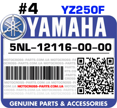 5NL-12116-00-00 YAMAHA YZ250F