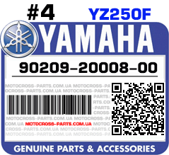 90209-20008-00 YAMAHA YZ250F