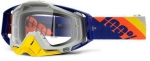 Мото очки 100% RACECRAFT Goggle Slant Navy/Premier - прозрачная линза
