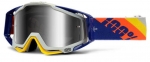 Мото очки 100% RACECRAFT Goggle Slant Navy/Premier - зеркальная линза