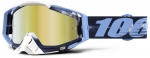 Мото очки 100% RACECRAFT Goggle TieDye - Mirror Gold Lens