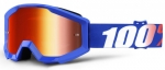 Детские мото очки 100% STRATA JR Goggle Nation - Mirror Red Lens