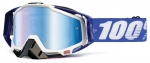 Мото очки 100% RACECRAFT Goggle Cobalt Blue - Mirror Blue Lens