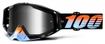 Мото очки 100% RACECRAFT Goggle Starlight - Mirror Silver Lens
