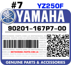 90201-167P7-00 YAMAHA YZ250F