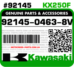 92145-0463-8V KAWASAKI KX250F