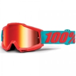 Мото очки 100% ACCURI Goggle Passion Orange - Mirror Red Lens