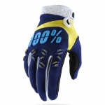 Мото перчатки Ride 100% AIRMATIC Glove Navy/Yellow