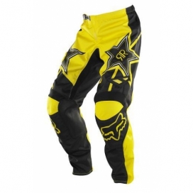 Мото штаны FOX 180 RACE ROCKSTAR Pant желтые