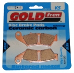 ПЕРЕДНИЕ ТОРМОЗНЫЕ КОЛОДКИ GOLD FREN K5 HONDA CRF450R