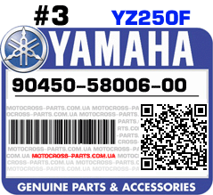 90450-58006-00 YAMAHA YZ250F