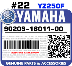 90209-16011-00 YAMAHA YZ250F