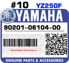 90201-06104-00 YAMAHA YZ250F