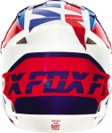 Мотошлем FOX V1 MAKO HELMET ECE бело-синий