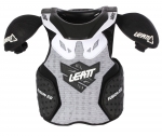 Детская защита тела и шеи Fusion vest LEATT 2.0 Jr белая S/M на рост 105-125 см