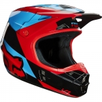 Мотошлем FOX V1 MAKO HELMET ECE сине-красный